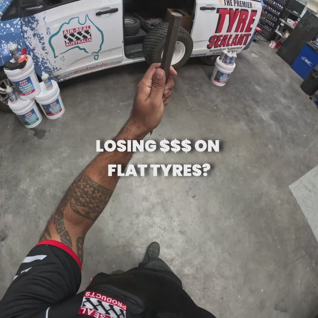 Load video: Tyre Sealant That Works!